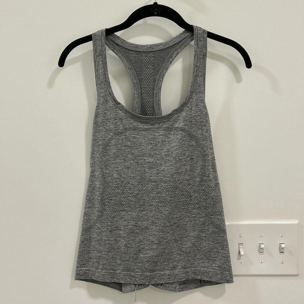 Lululemon Athletica Heather Gray Tank Top